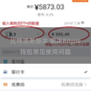 比特派新版本 解决Bitpie钱包常见使用问题